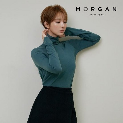 놓치면 후회할 MORGAN 윈터 하이넥 티 3종 베스트상품