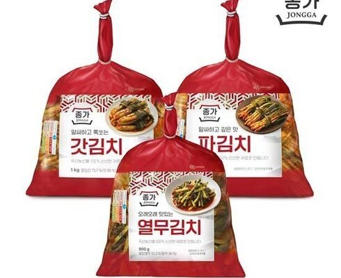 초특가 갓김치 1kg  열무김치 900g 추천상품