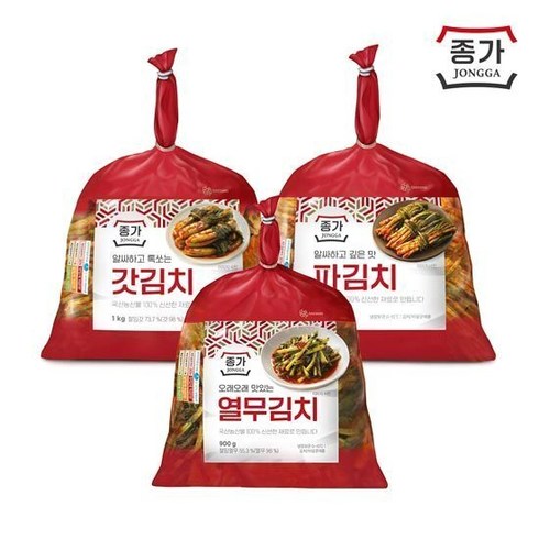 초특가 갓김치 1kg  열무김치 900g 추천상품