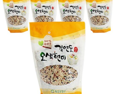 만족도 1위 오색현미 500g X 12봉  쌀귀리 500g X 3봉 총15봉 추천상품