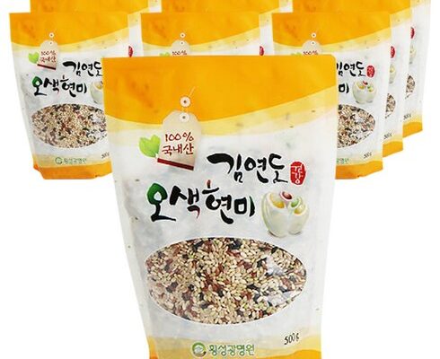 전문가 추천 오색현미 500g X 12봉  쌀귀리 500g X 3봉 총15봉 베스트상품