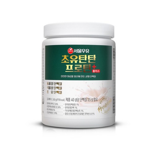 놓치면 후회할 초유탄탄 프로틴 플러스 240g x 10통  전용 텀블러 1개 베스트5