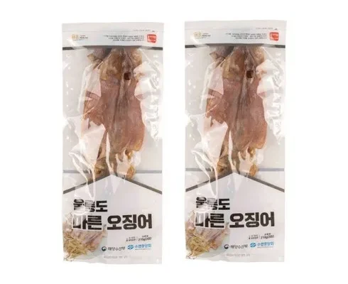 놓치면 후회할 울릉도 마른 오징어 210g2팩  총 6마리 베스트5